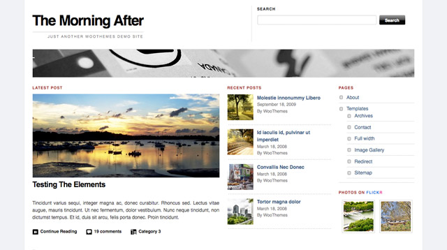 The Morning After WordPress Theme